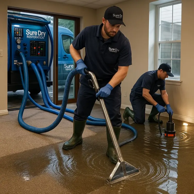 Water Extraction and Removal process in Holmes Beach, FL